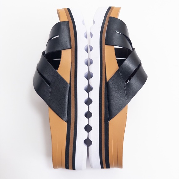 Reef Women's Sandals Size 7 Cushion Bloom Hi Black Cork Platform - Picture 11 of 13